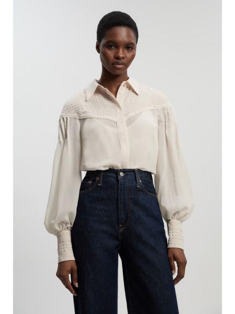 Hotfix Studded Long Sleeve Woven Shirt