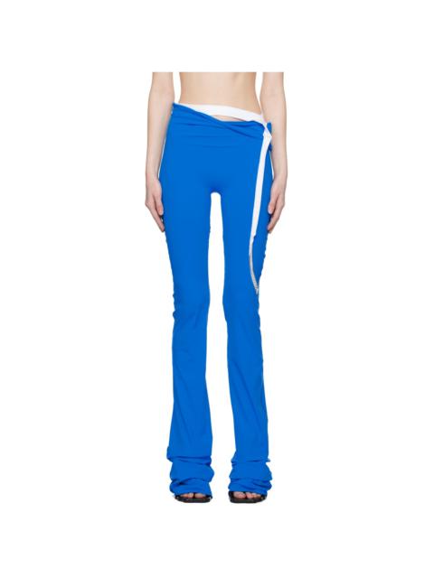 Blue Drape Lounge Pants