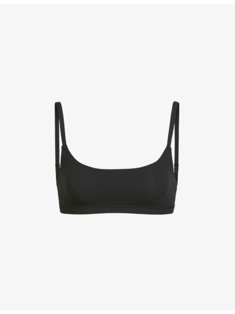 Fits Everybody scooped stretch-woven bra