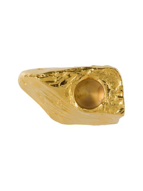 Gold 'The Ritual of the Rock' Candle Holder