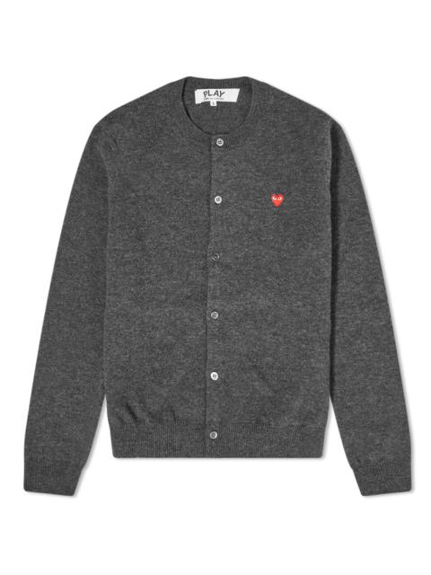 Comme de Garcons Play Women's Small Heart Button Front Cardi