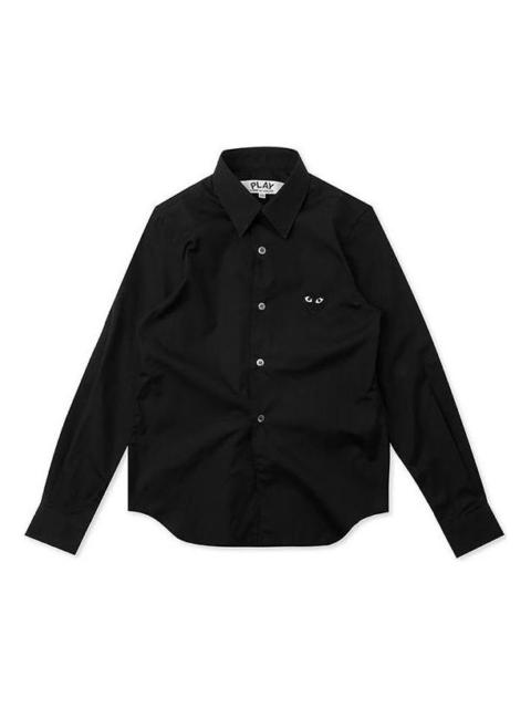 COMME des GARCONS PLAY Black Emblem Button Down 'Black' AZ-B004-051-1