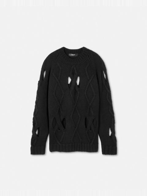 Wool Cutout Sweater
