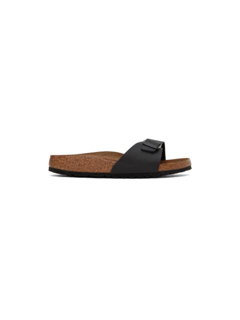 Black Narrow Madrid Sandals