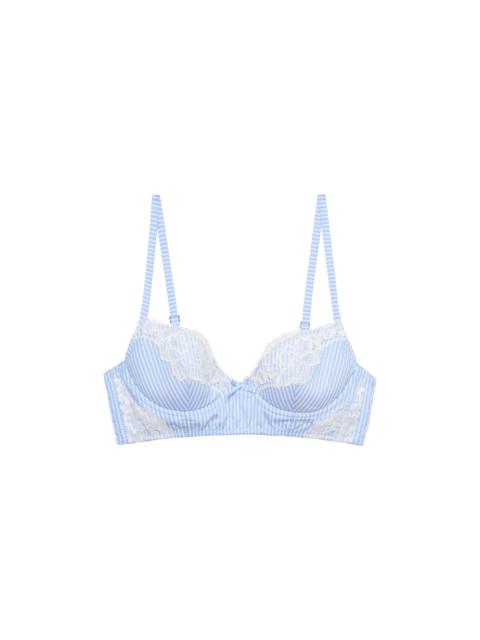 Poplin Lace Demi Bra