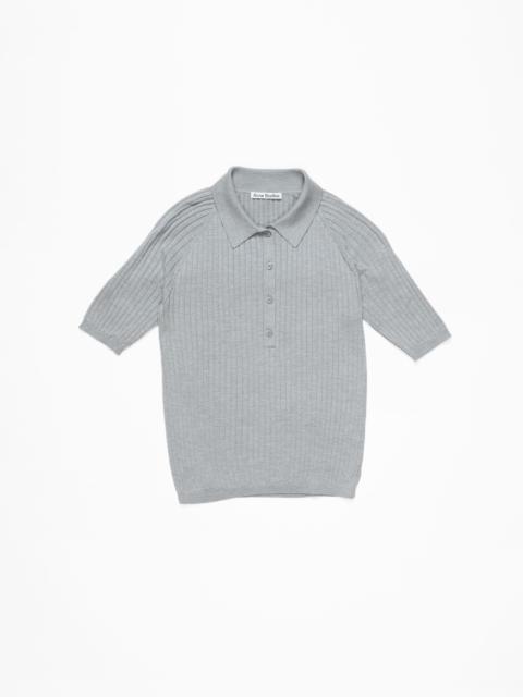 Polo silk t-shirt - Grey