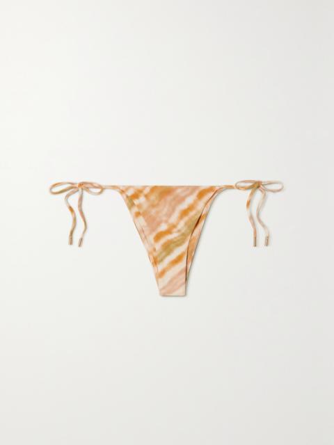 Estella Tie-dyed Recycled Bikini Briefs