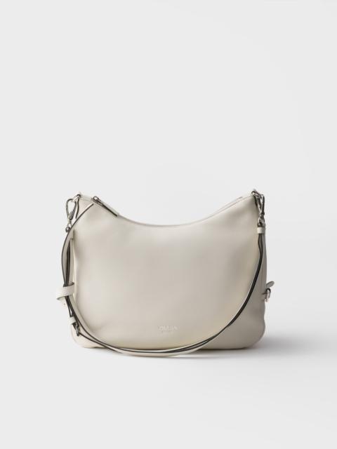 Prada Fold large leather shoulder bag