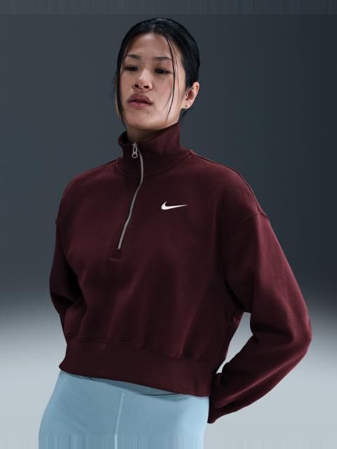 Nike Sportswear Phoenix Fleece Women's 1/4-Zip Cropped Sweatshirt