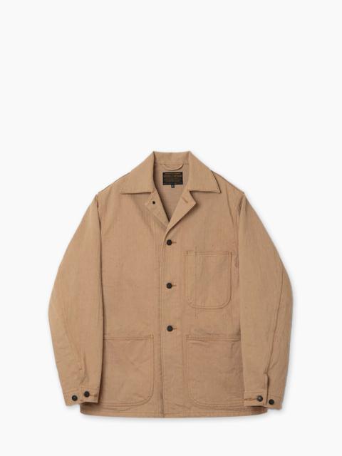 STUDIO D'ARTISAN 4638 FOX COTTON MILITARY COVERALL BROWN