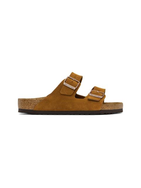 Tan Regular Arizona Soft Footbed Sandals