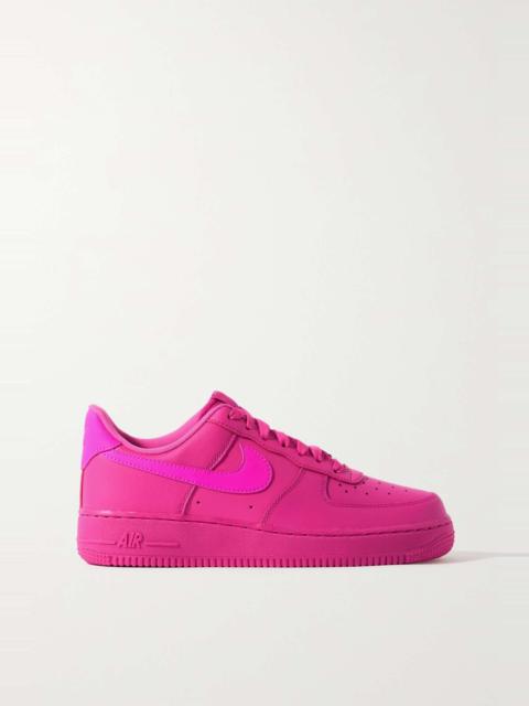 Air Force 1 '07 metallic leather sneakers