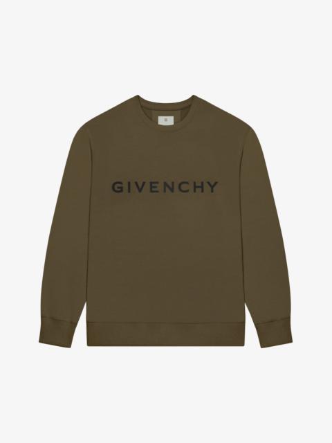GIVENCHY ARCHETYPE SLIM FIT SWEATSHIRT IN FLEECE