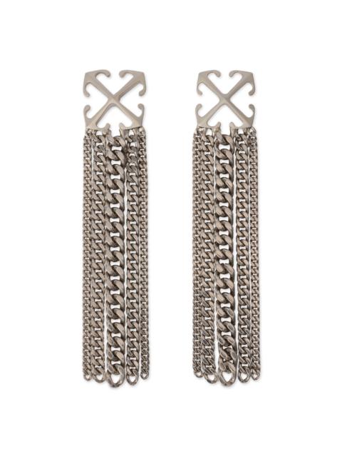 Arrow Chain Pendant Earrings