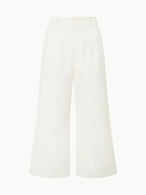 STAUD LUCA PANT IVORY