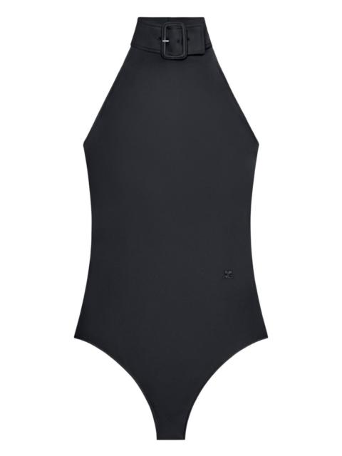 buckle-detail bodysuit