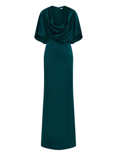 Ellerie cape-detail maxi dress