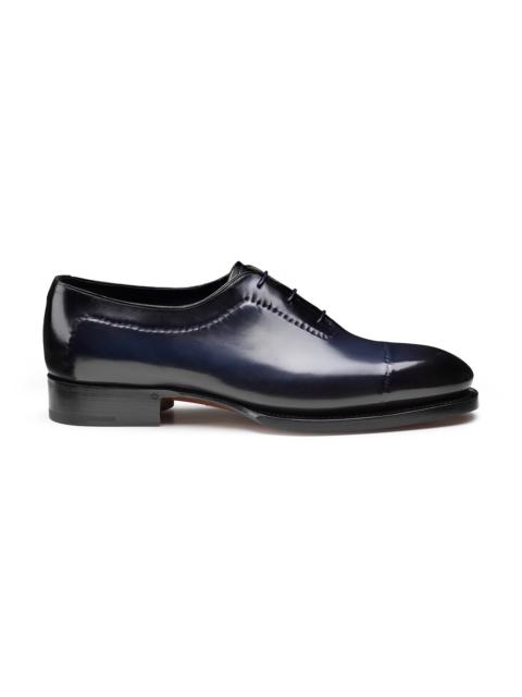 Men's blue leather Meraviglia Collection Oxford shoe