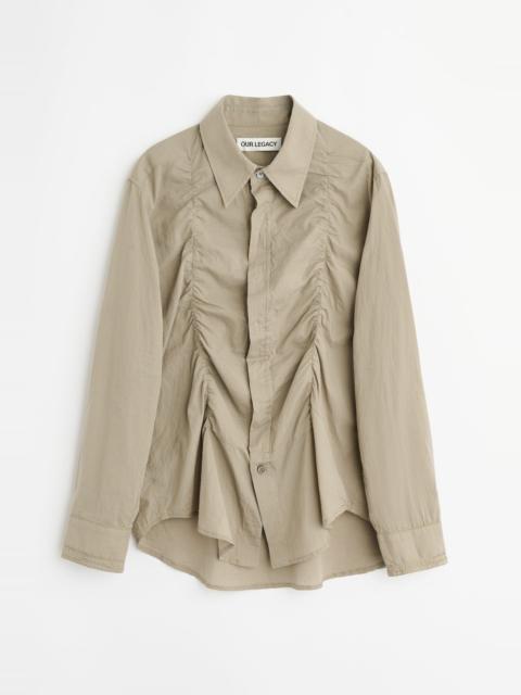 Jumble Shirt Faint Check Cotton Gauze