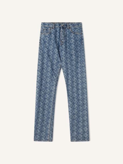 LUNAR YEAR JACQUARD DENIM PANTS