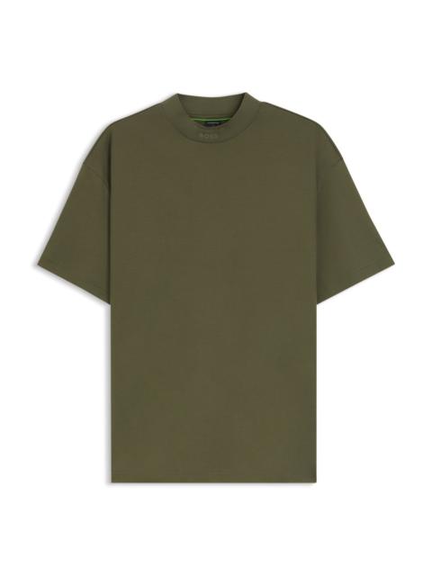 PORSCHE X BOSS RELAXED-FIT T-SHIRT WITH LOGO COLLAR
