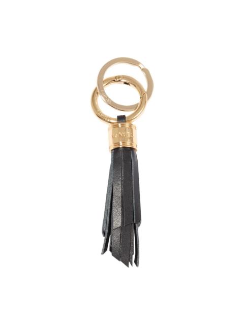 medium Tassel leather keyring