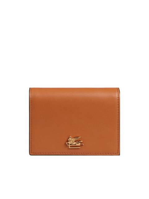 Pegaso-motif leather wallet