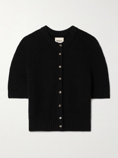 Nora Cropped Cashmere Cardigan