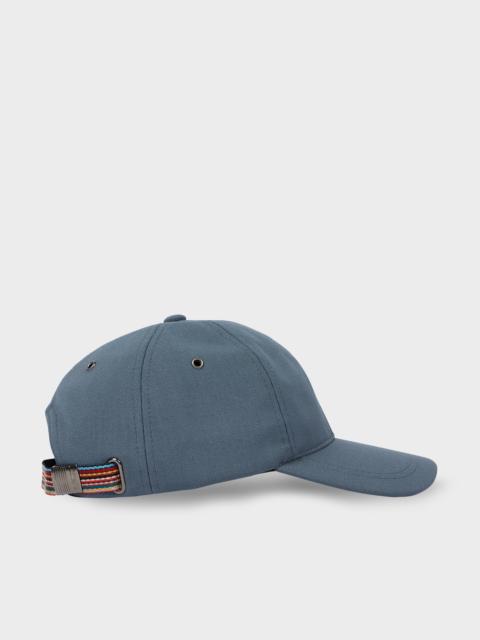 Blue Virgin Wool Baseball Cap