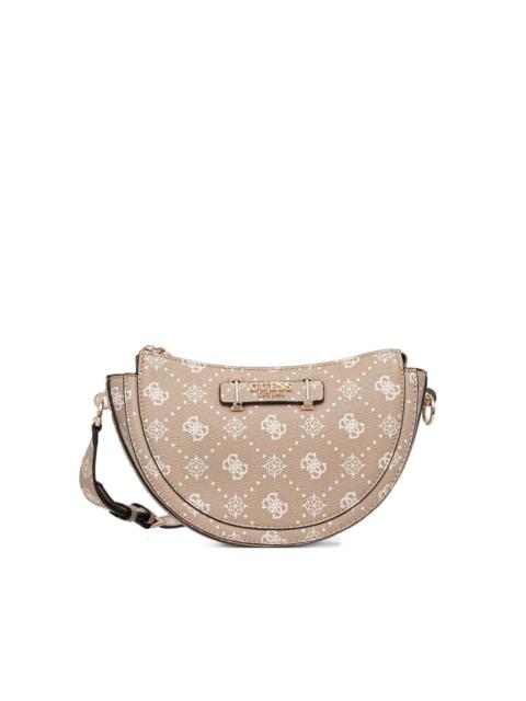 monogram pattern cross body bag