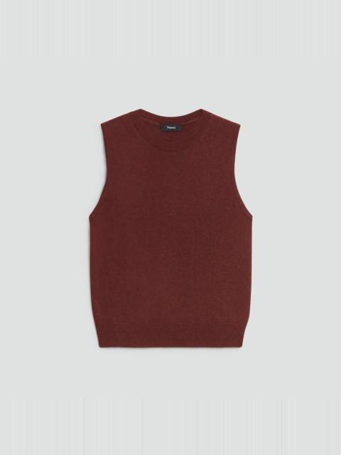 Crewneck Shell Top in Cashmere