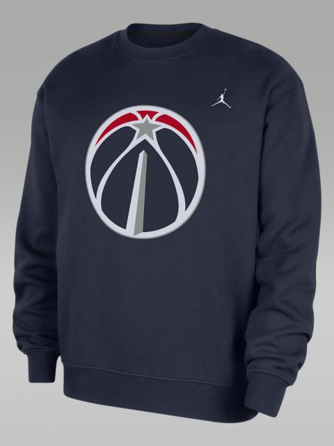 Washington Wizards Statement Essentials Men's Jordan NBA Fleece Crew-Neck Sweatshirt