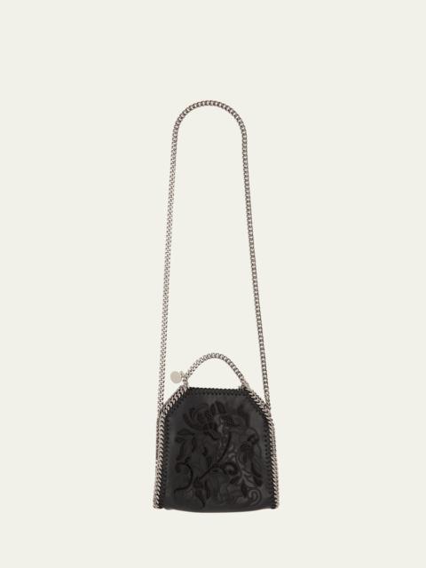 Falabella Tiny Lace Vegan Leather Crossbody Bag