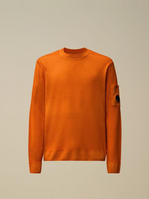 Merino Wool Crewneck Lens Sweater