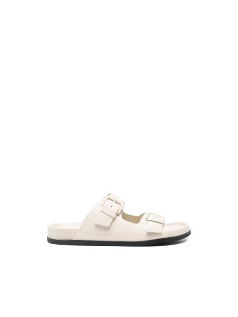 buckles leather sandals