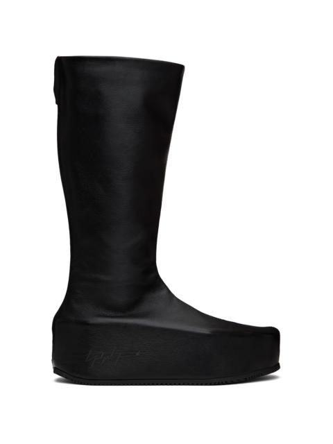 Black Kyasu Overboot Tall Boots