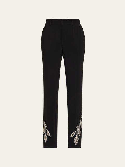 Kerry Beaded Paisley Pants