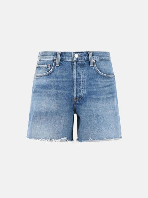 'NYE' BLUE COTTON SHORTS