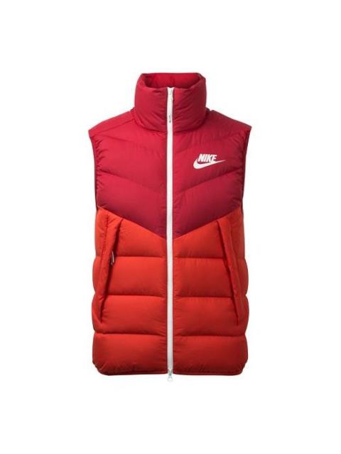 Men's Nike Casual Sports Down Vest Red 928860-687