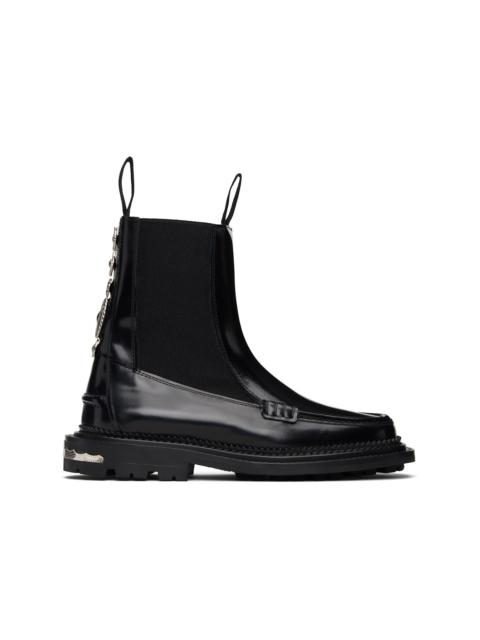 Black Polido Chelsea Boots