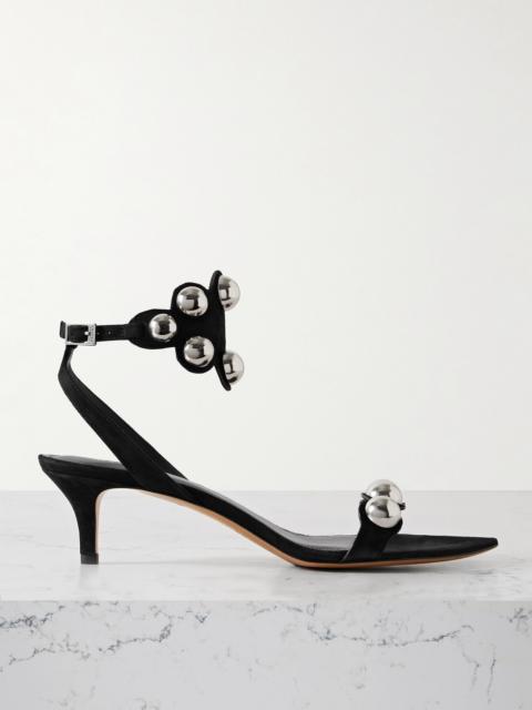 Vikto Studded Suede Sandals