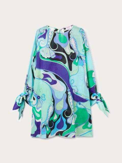 ORCHIDEE PRINT COTTON KAFTAN