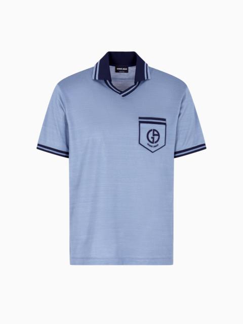SILK PIQUÉ JERSEY POLO SHIRT