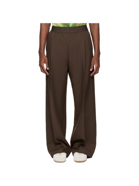 Brown Relaxed Fit Trousers