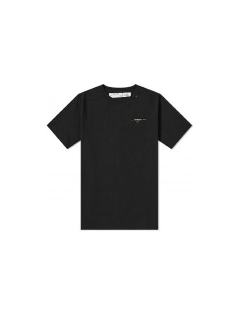 Off-White Acrylic Arrows Short Sleeve Slim OMAA027F191850101060