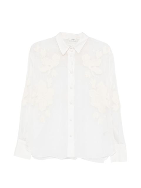 floral blouse