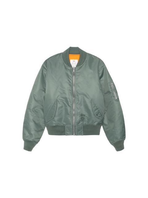 Stussy Built Reversible Bomber Jacket Green