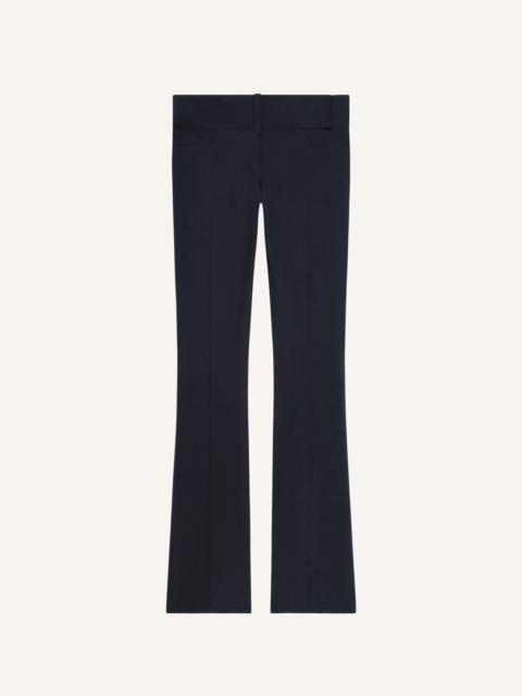 BELTED BOOTCUT PANTS