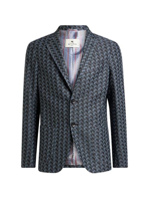 geometric-pattern jacket