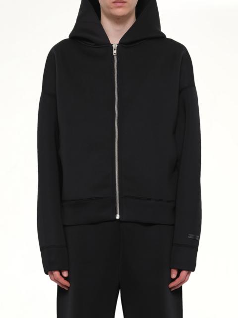 Scuba Zip Hood in Black